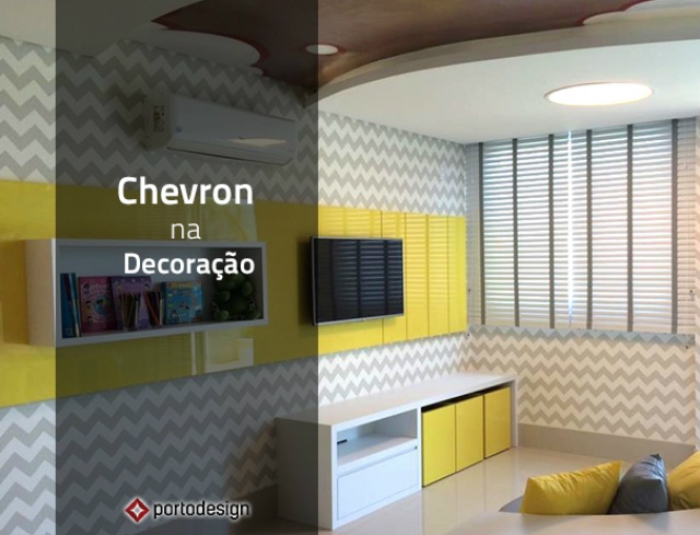 Chevron na decoração