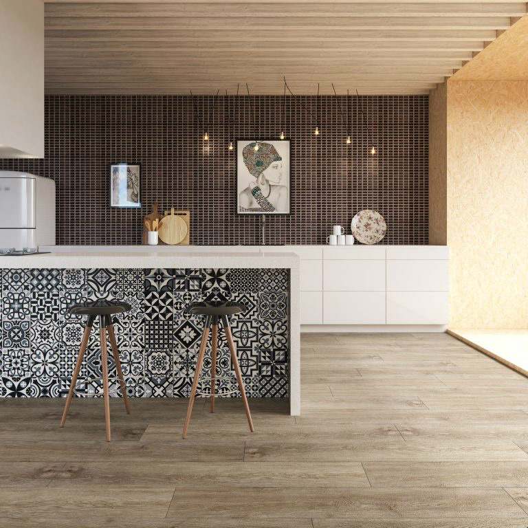 Revestimento vinílico Portodesign da Coleção Impression Beige