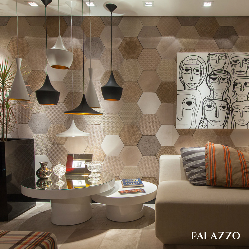 Geometria é versátil e está em alta na decoração