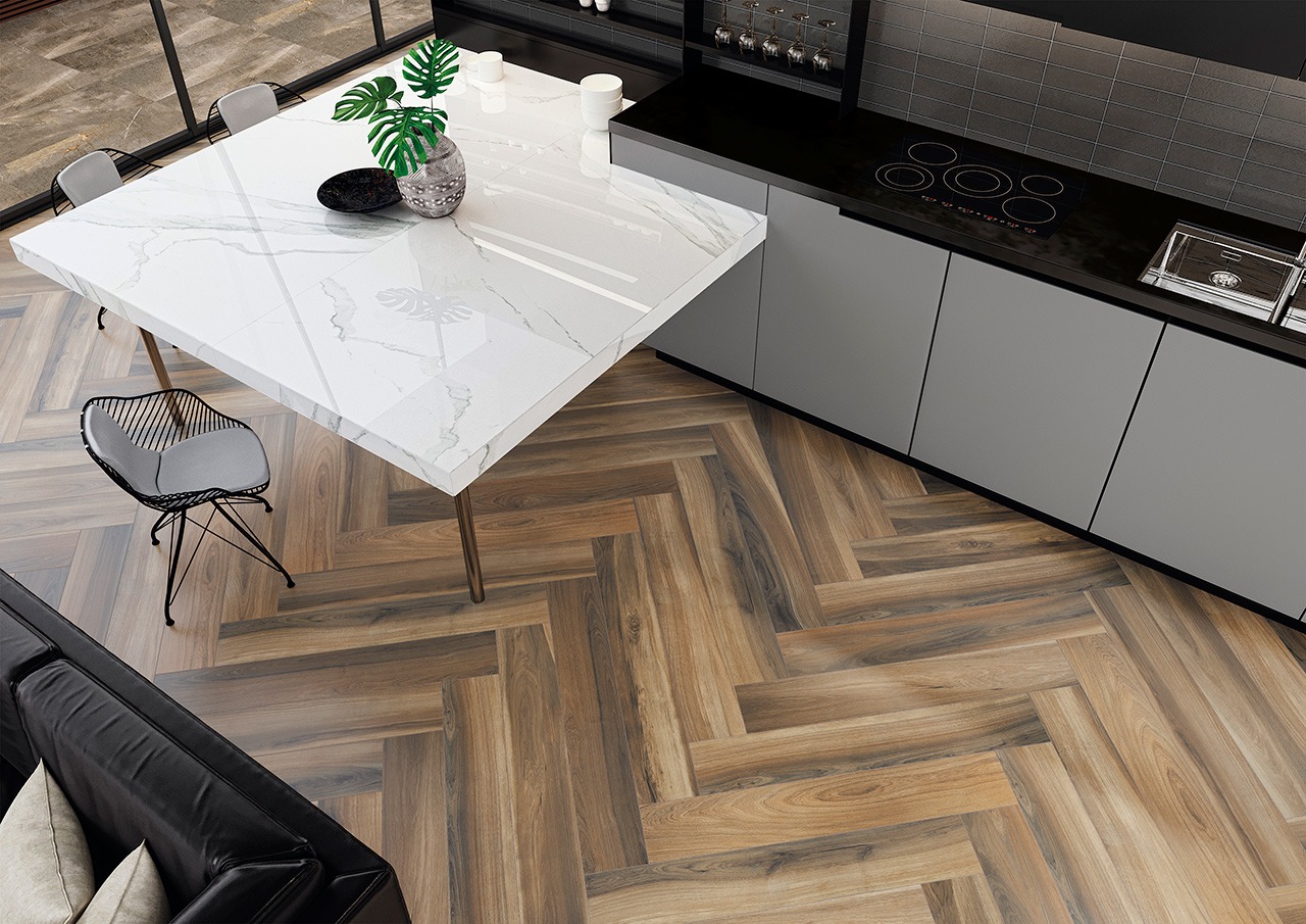 As linhas desenhadas no Tavola Decor proporcionam que as peças sejam rotacionadas, causando diferentes efeitos para a criação de ambientes impactantes.